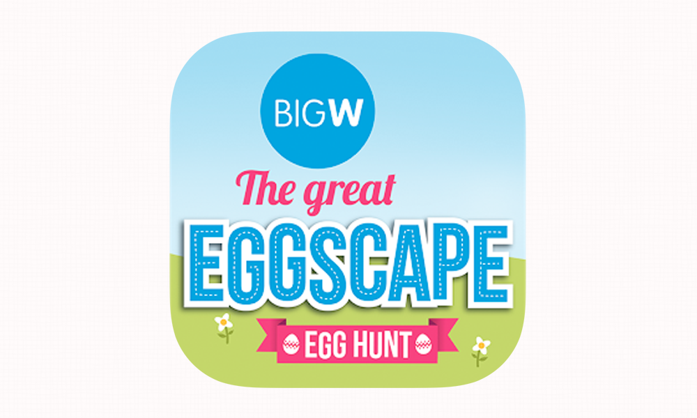 Big W, the great eggscape egg hunt app icon